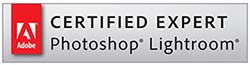 Adobe Certified Expert Photoshop Lightroom logo