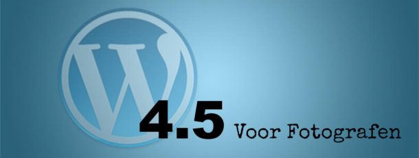 WordPress 4.5 Update voor fotografen