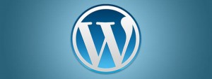 WordPress logo blogg header